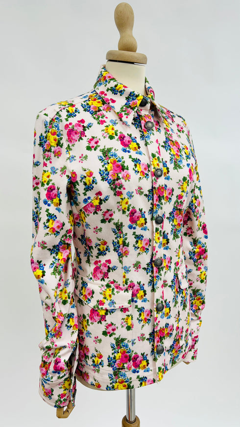 Camicia giacca a fiori
