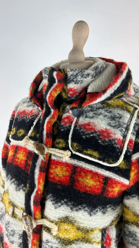 Giacca multicolor con alamari