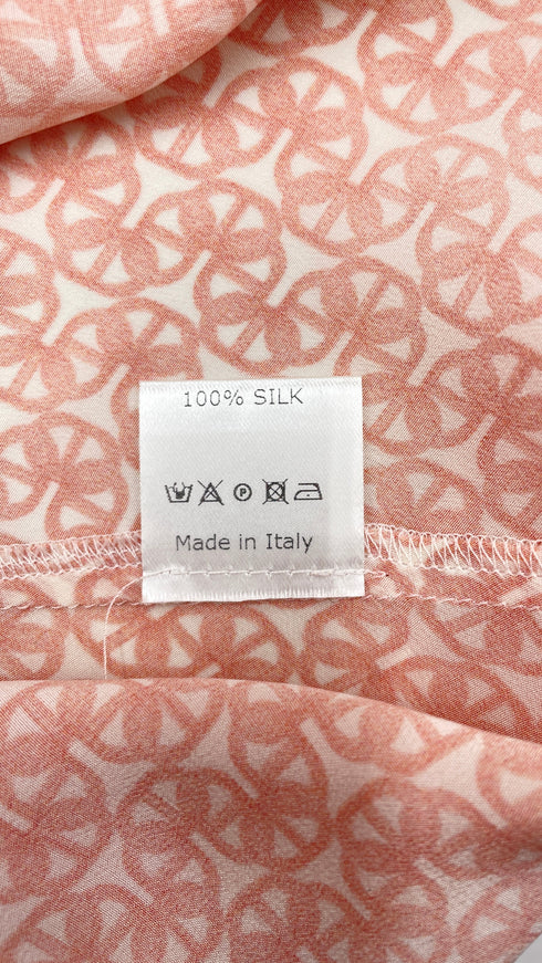 Set in seta stampata