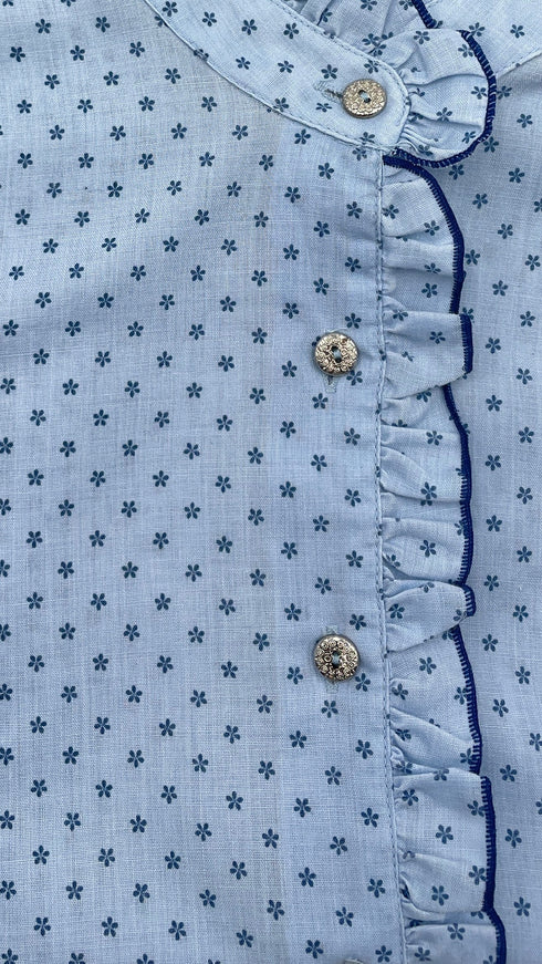Camicia micro-fiori