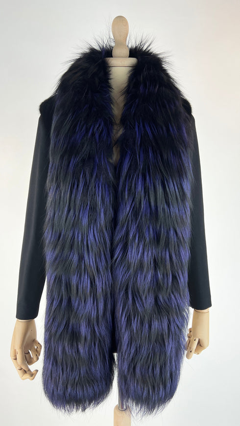 Coprispalle con collo pelliccia