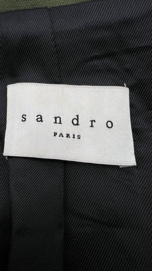 Giacca corta cotone-lana