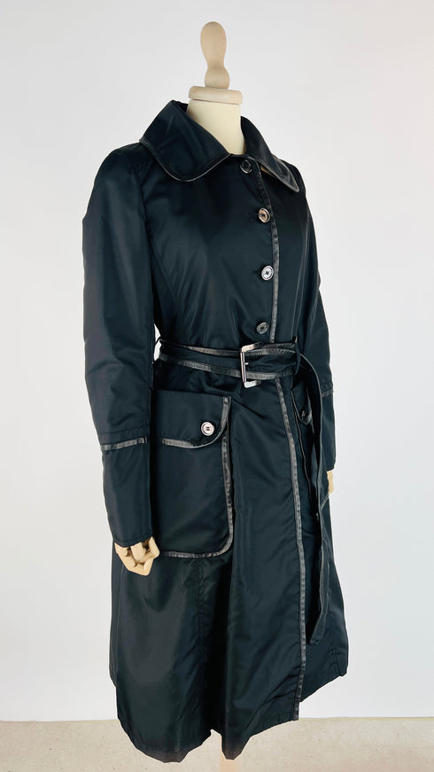 Trench nero vintage