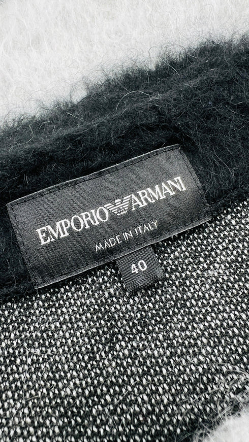 Maglia righe con geometrie