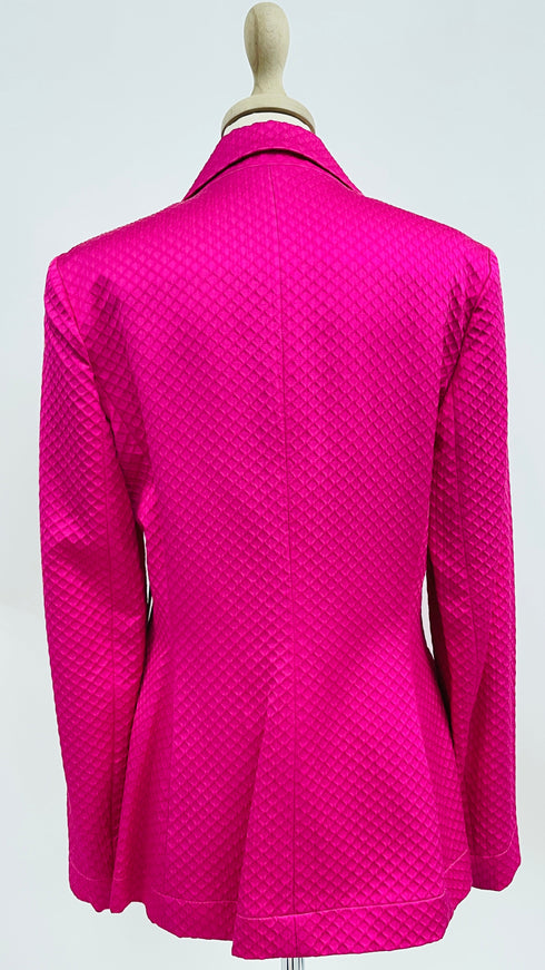 Blazer fucsia sfoderato