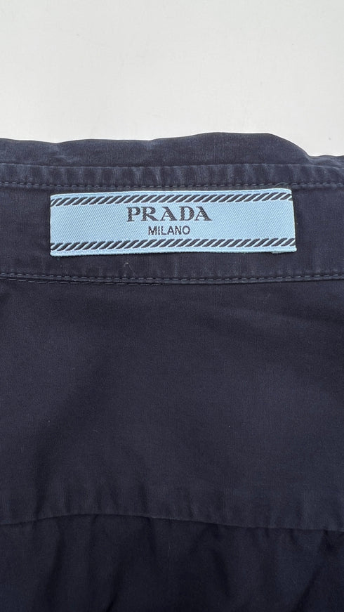 Camicia in cotone blu