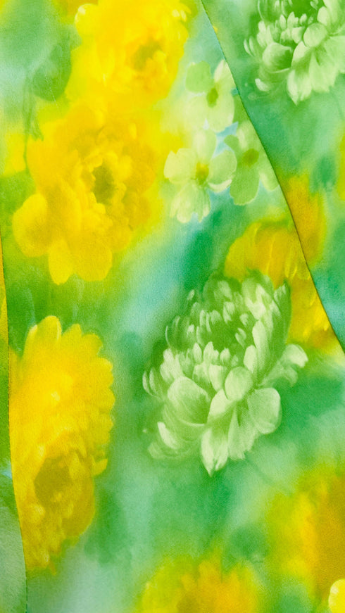 Completo giacca e gonna con fiorellini in 3D