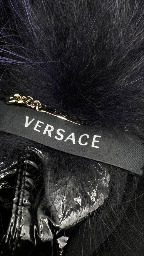 Coprispalle con collo pelliccia