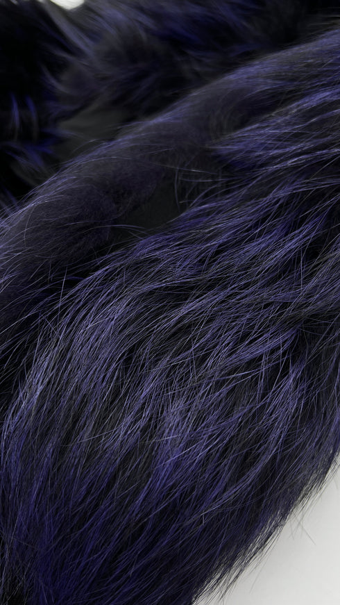 Coprispalle con collo pelliccia