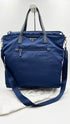 Borsa in nylon bluette