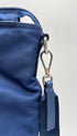 Borsa in nylon bluette