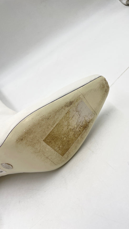 Stivali alti bianchi N.37