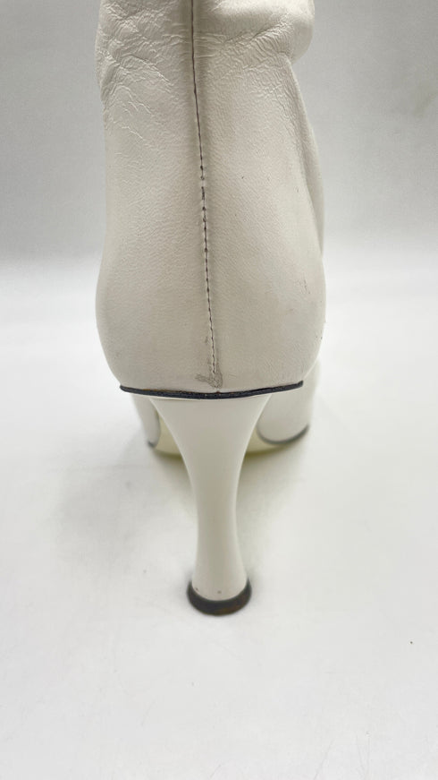 Stivali alti bianchi N.37