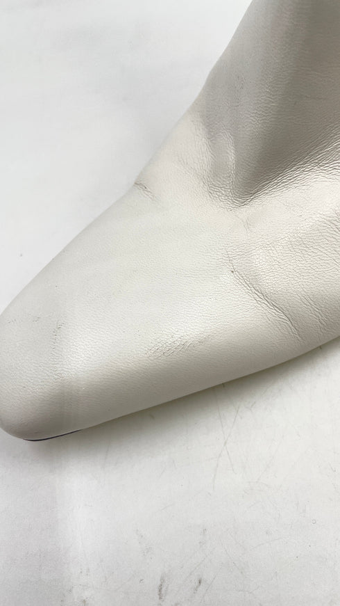 Stivali alti bianchi N.37