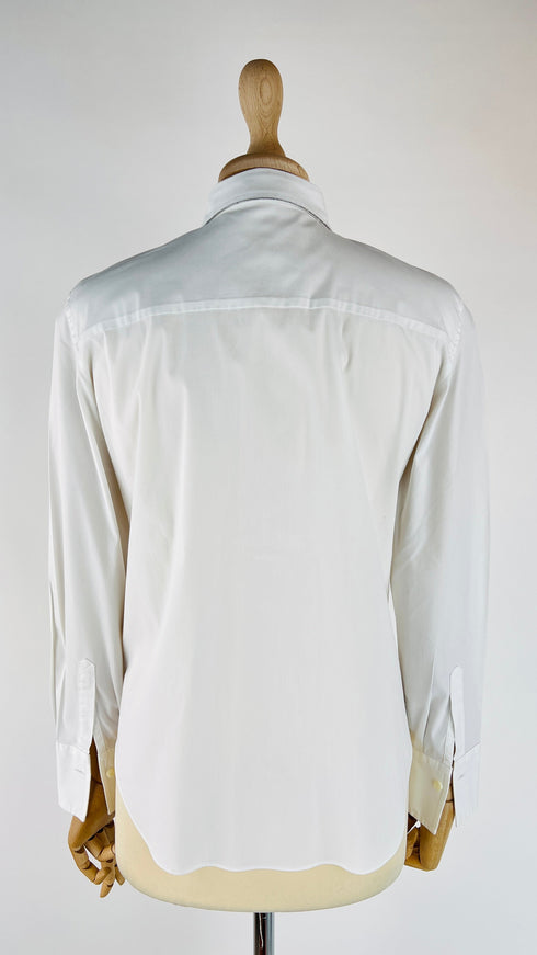 Camicia in popeline bianco