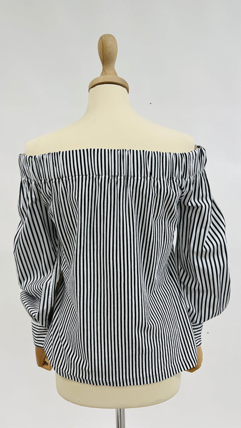 Blusa scollo a barca