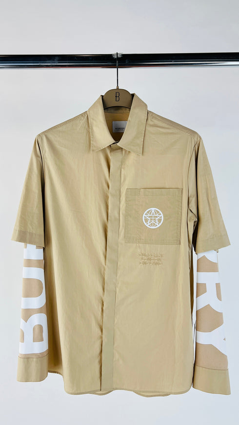 Camicia cotone doppia manica