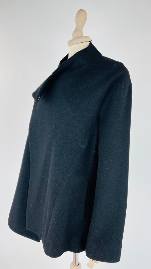 Giacca in panno nero