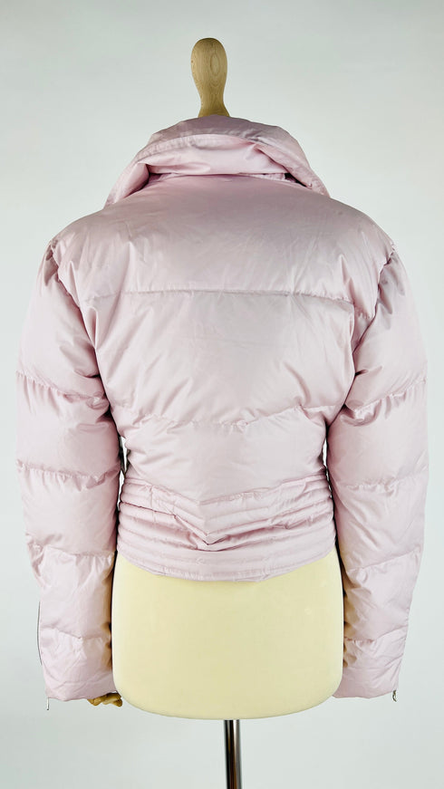 Piumino corto ibrido biker