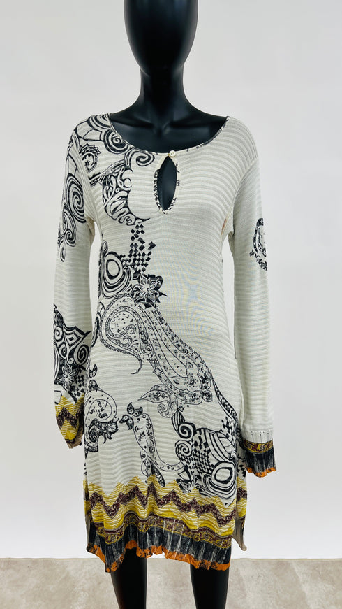 Abito midi in maglia vintage