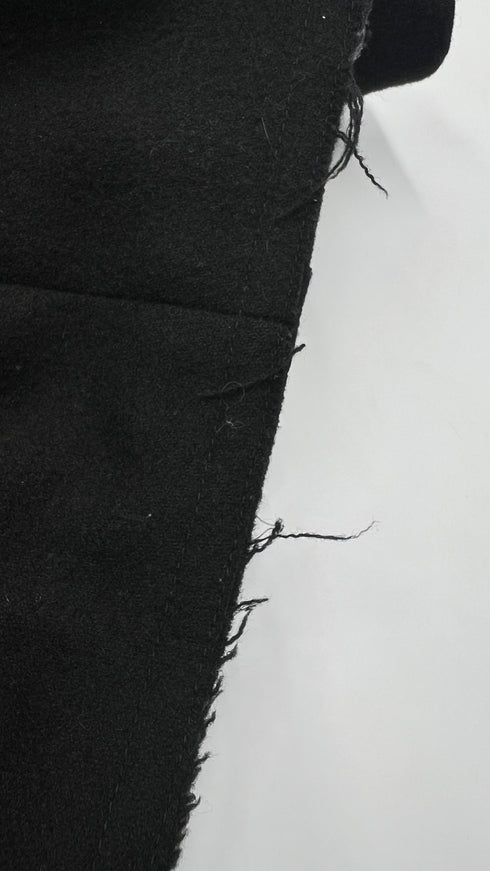 Giacca in panno nero