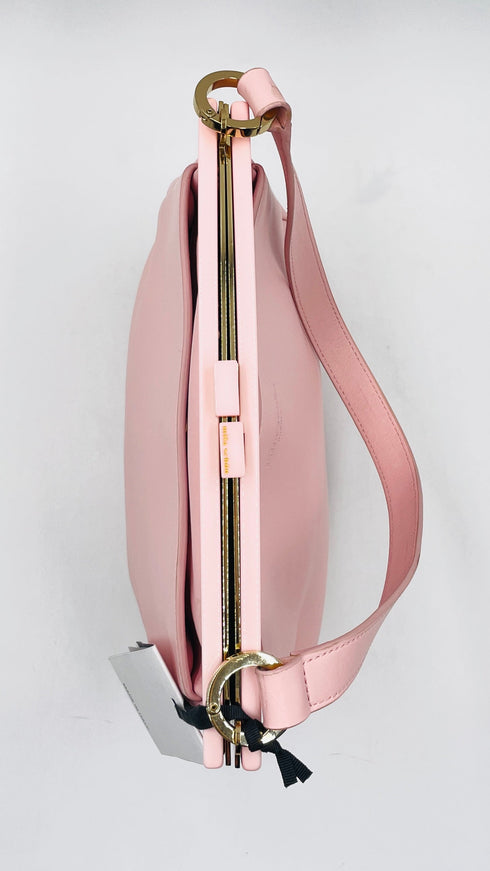 Borsa in pelle rosa