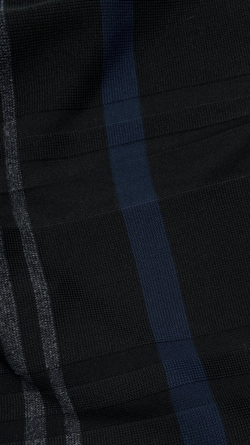 Cardigan corto a righe