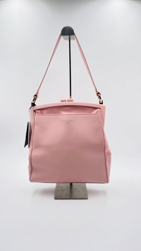 Borsa in pelle rosa