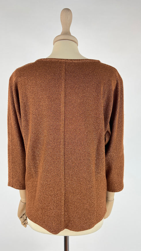 Maglia a pipistrello lurex