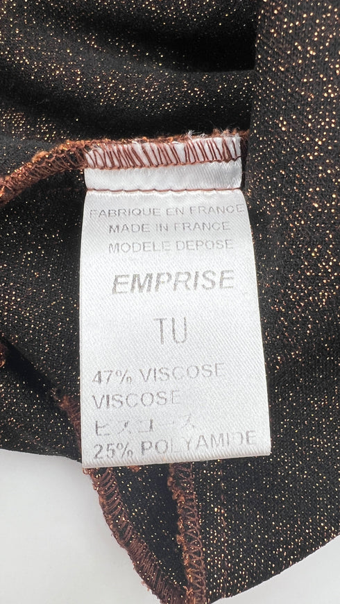 Maglia a pipistrello lurex