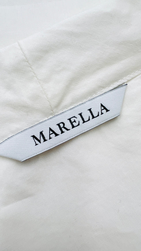 Camicia con fiocco in cotone