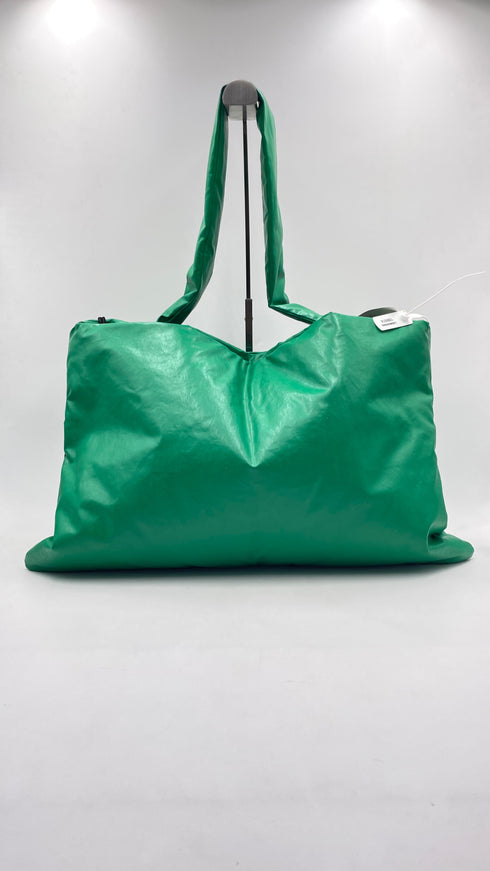 Borsa "Square Oil Green" con cartellino