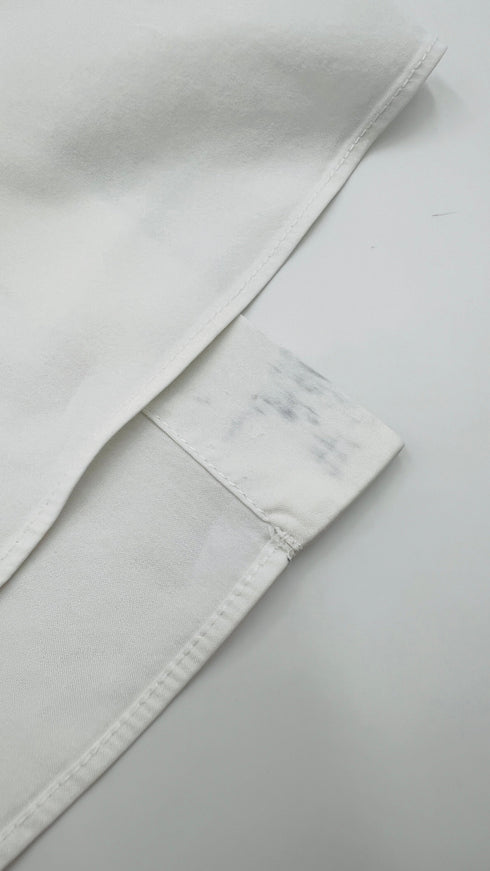 Camicia in popeline bianco