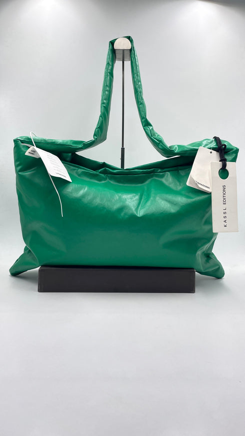 Borsa "Square Oil Green" con cartellino