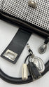 Borsa a mano microquadretti