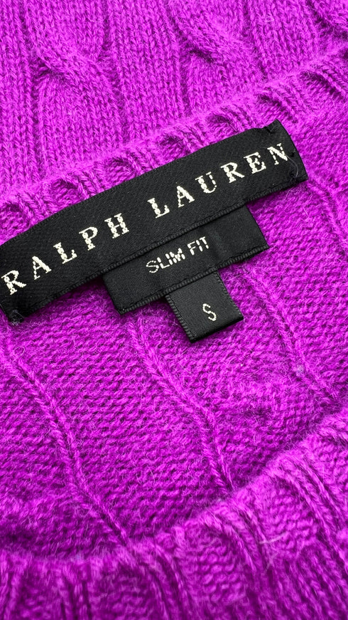 Maglia cashmere a trecce