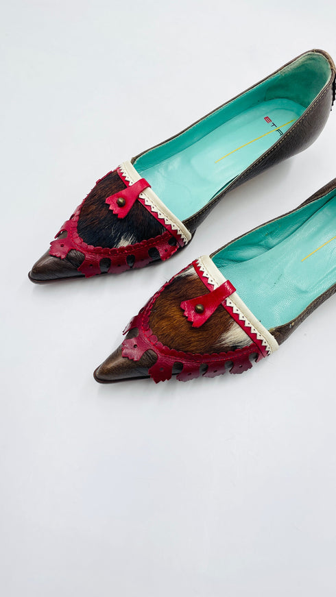 Décolleté inserti in cavallino N.37