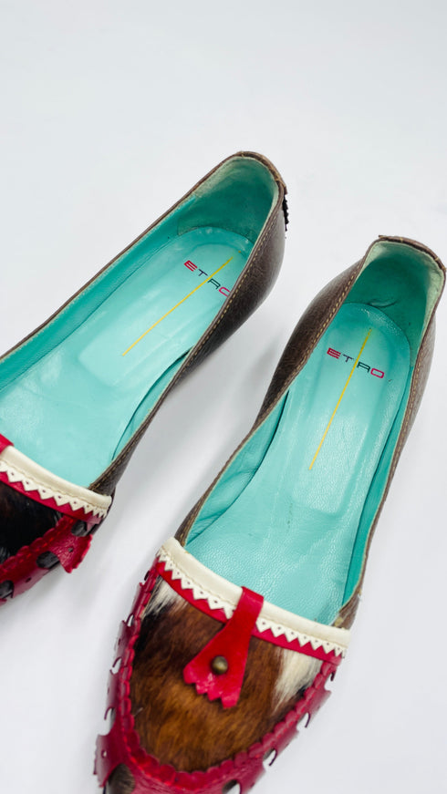 Décolleté inserti in cavallino N.37