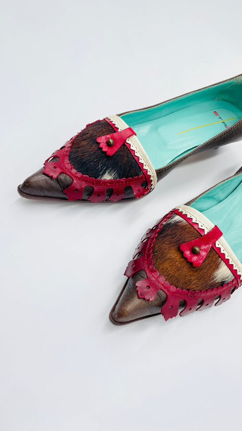 Décolleté inserti in cavallino N.37