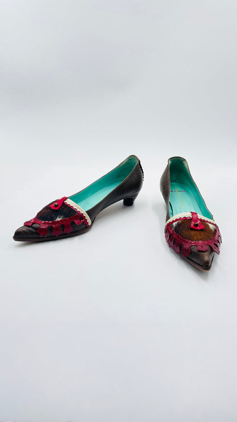 Décolleté inserti in cavallino N.37