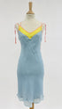 Abito slip dress in seta