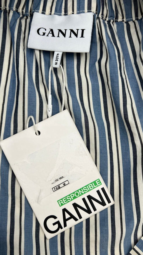 Top off-shoulder a righe