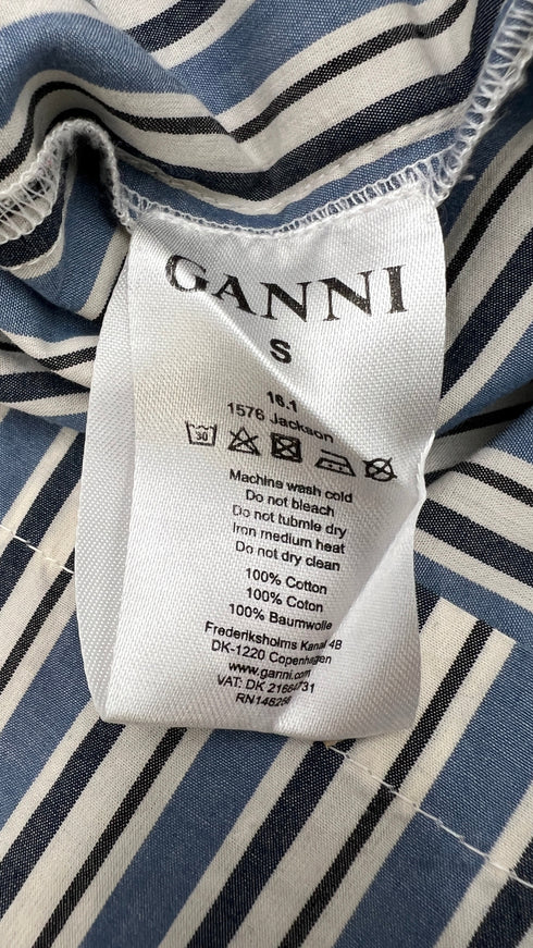 Top off-shoulder a righe