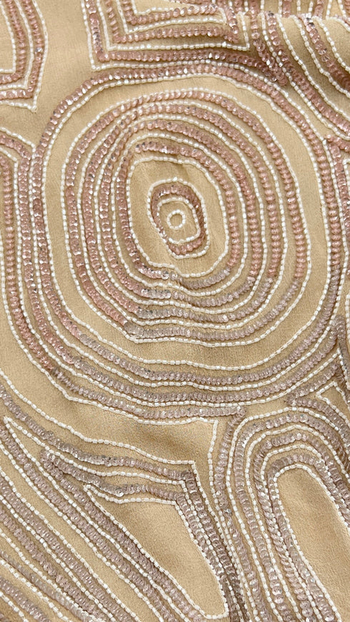 Cardigan cotone con perline