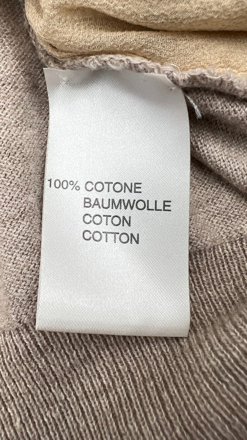 Cardigan cotone con perline