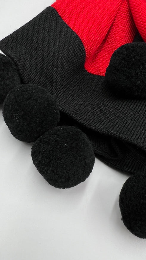 Cappa in lana bi-color