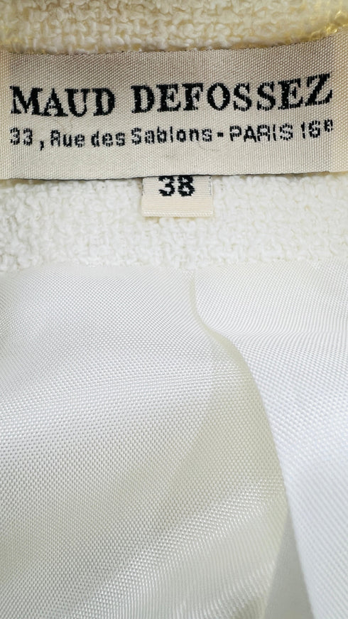 Giacca corta orli sfrangiati