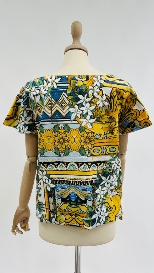 T.shirt fantasia maiolica