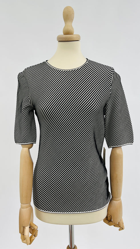 T-shirt righe diagonali