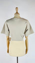 T-shirt corta beige